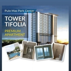 Dijual Apartemen 1 BR Tower Tifolia Non Furnish/Kosongan